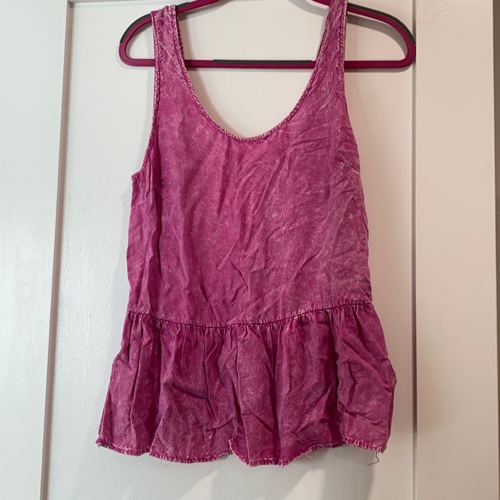 Urban outfitters pink tank with open back